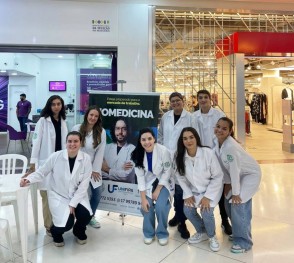 Biomedicina Unifipa promove ação sobre diabetes  no Garden Shopping Catanduva