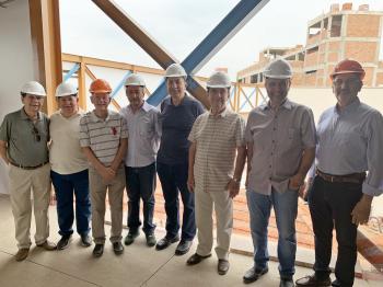 Conselho de Curadores da FPA visita obras de ampliação dos hospitais Padre Albino e Emílio Carlos