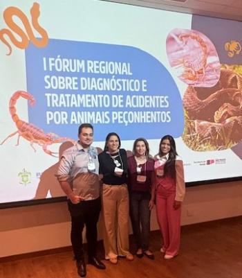 Equipe do HPA participa de evento regional sobre Diagnóstico e Tratamento de Acidentes por Animais Peçonhentos