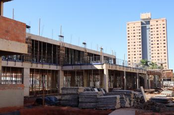 Setores da obra de expansão do HEC tomam forma