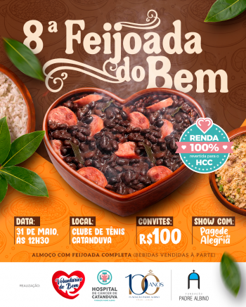 8ª Feijoada do Bem acontece em maio