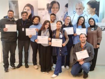 AME entrega certificados de brigadistas para colaboradores