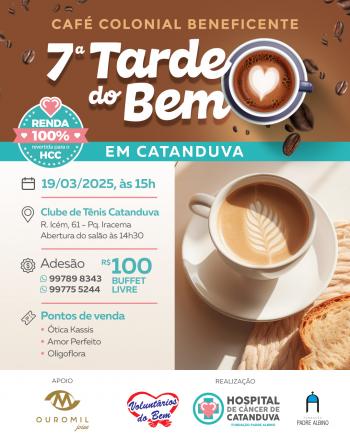 Vem aí a 7ª Tarde do Bem pró HCC